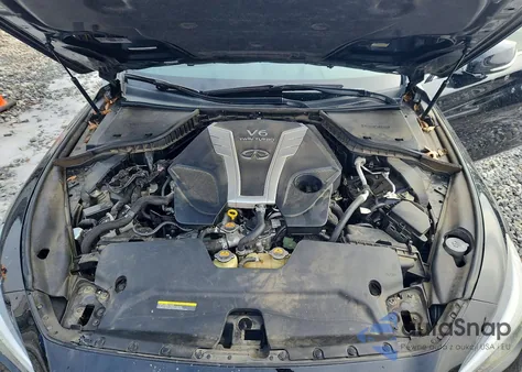 2018 Infiniti Q50 Luxe z USA, uszkodzony, nr VIN JN1EV7AR2JM430459